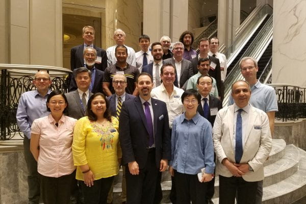 Wyglinski (as President of IEEE VTS) with IEEE VTS Board of Governors at Spring 2019 meeting in Kuala Lumpur